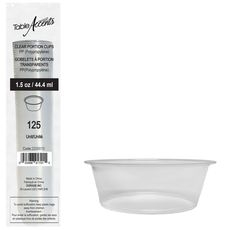 Clear Polypropylene Portion Cup, 1.5 Ounce