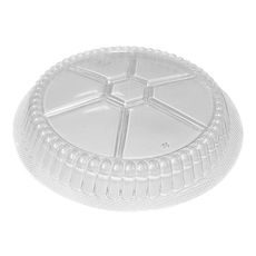 Polypropylene Anti-fog Dome Lid for 0061030 Aluminum Container, 9 inch Dia.