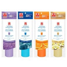 Assorted Drawstring Tall Scented Garbage Bag, 10 count