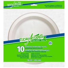 Biobased Natural Minerals Plate, 10 count