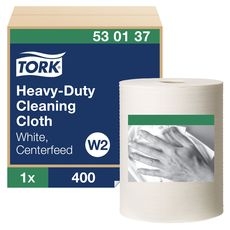 White W2 1 Ply Heavy Duty Cleaning Cloth, 3.9 inch x 333.3 feet