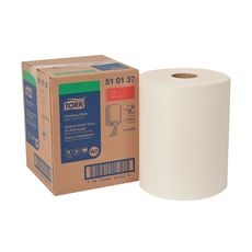 White W2 1 Ply Cleaning Cloth, 12.6 inch x 416.7 feet