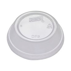 Clear Dome Lids for 9 Ounce Polypropylene Plastic Cold Cup