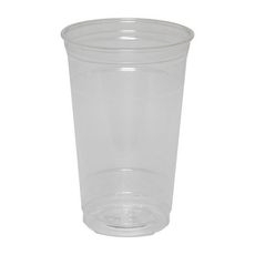 20 Ounce Clear Pete Plastic Cup, 50 count