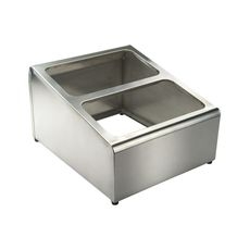 SCPH-33 18/8 Stainless Steel Condiment Packet Holder, 16 x 13 1/2 x 9 1/4 inch