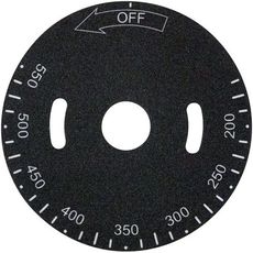 HOB00-498037-0000A PLATE,TEMP DIAL , 200-550F