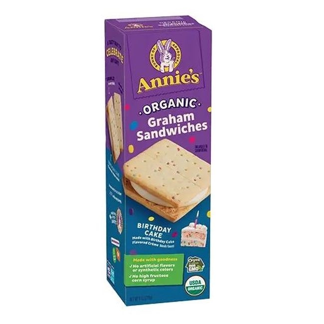 Organic Birthday Cake Graham Sandwich