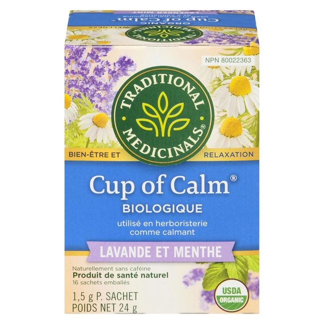 Organic Cup of Calm Lavender Mint Wellness Tea