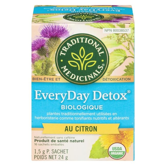 Organic Everyday Detox Lemon Wellness Tea