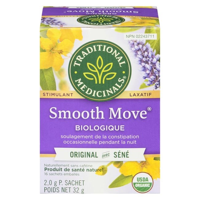Organic Smooth Move Original with Senna Laxative Herbal Tea