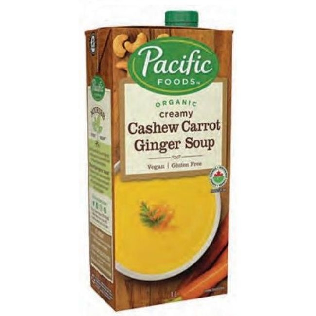 Organic Cashew Carrot Ginger Soup