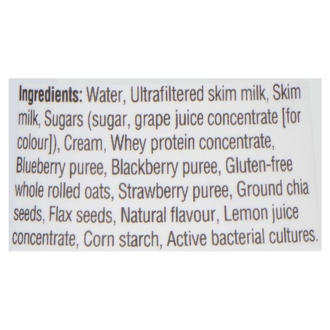 Field Berries Oats and Seeds Drinkable Greek Yogurt