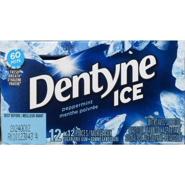 Ice Blue Peppermint Sugar Free Gum