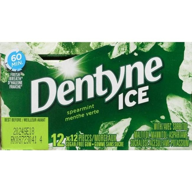 Ice Spearmint Sugar Free Gum