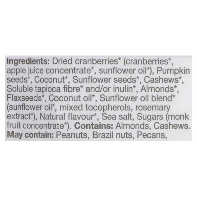 Organic Cranberry Grain Free Granola