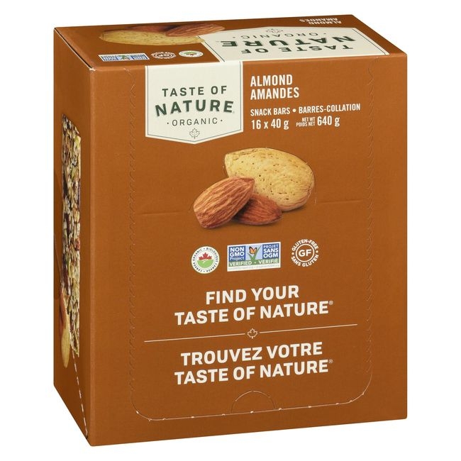 Organic Almond Fruit and Nut Snack Bar