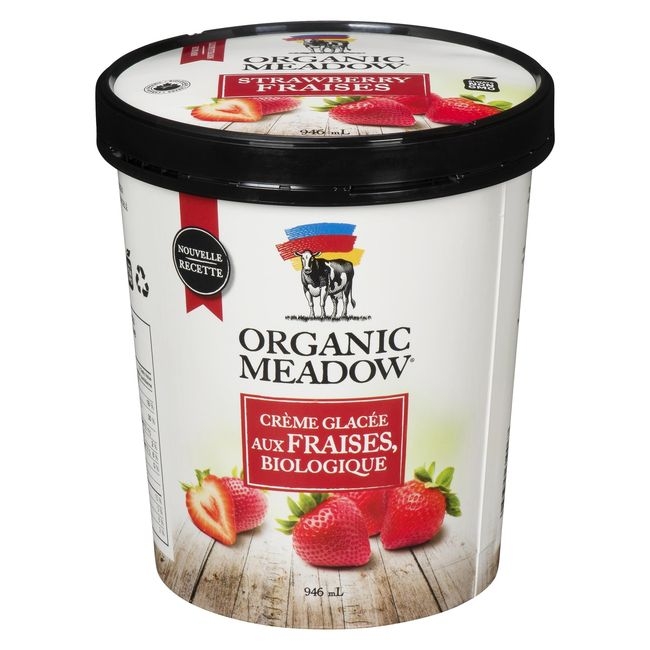 Organic Strawberry Ice Cream
