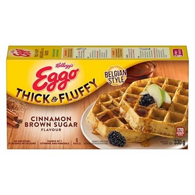 Thick and Fluffy Cinnamon Brown Sugar Waffle