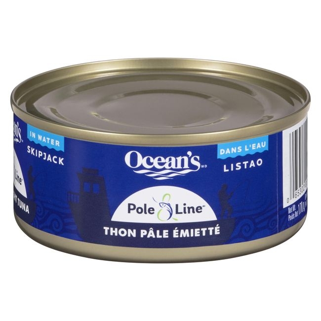 Pole and Line Flaked Light Tuna in Water