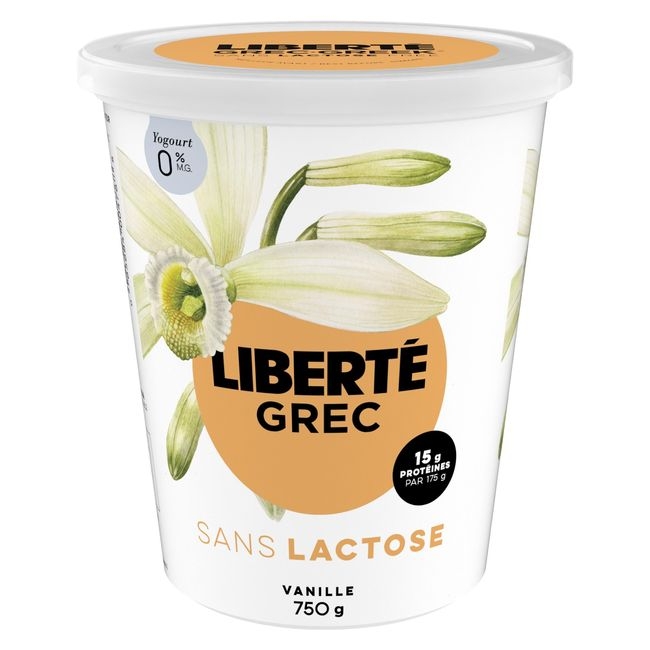 0 Percent Milk Fat Lactose Free Vanilla Greek Yogurt