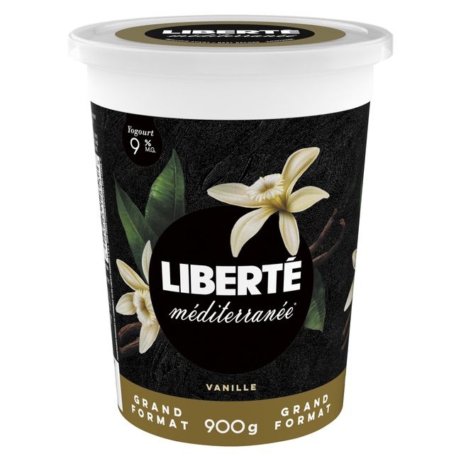 Mediterranee 9 Percent Milk Fat Vanilla Yogurt