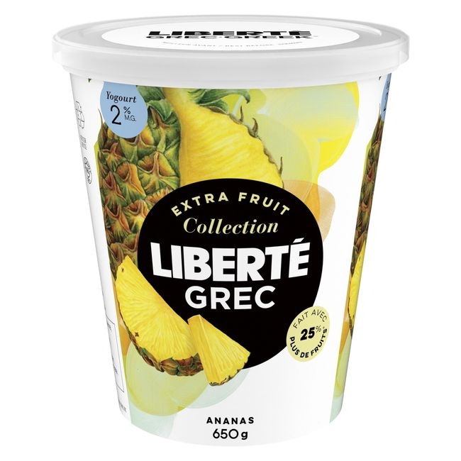 2 Percent Milk Fat Extra Fruit Pineapple Greek Yogurt