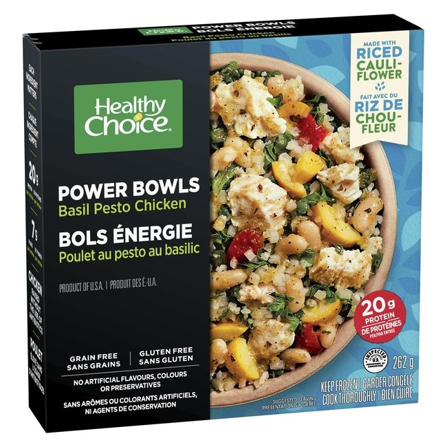 Grain Free Basil Pesto Chicken Bowl