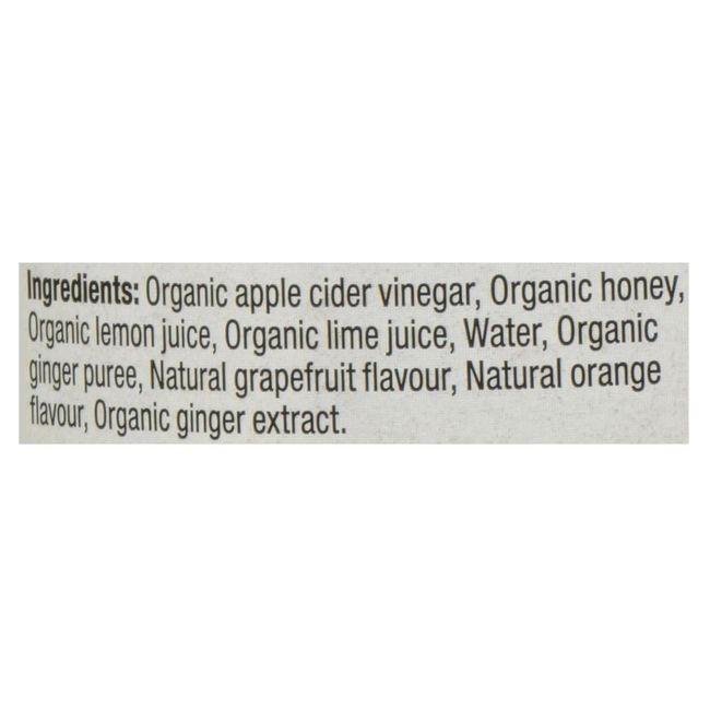 Citrus Ginger Apple Cider Vinegar