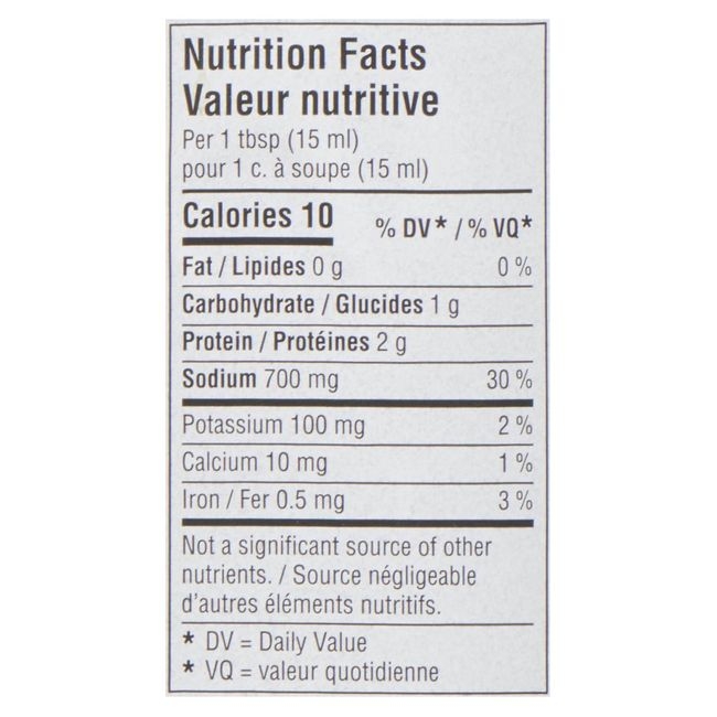 White Label 28 Percent Less Sodium Tamari Sauce