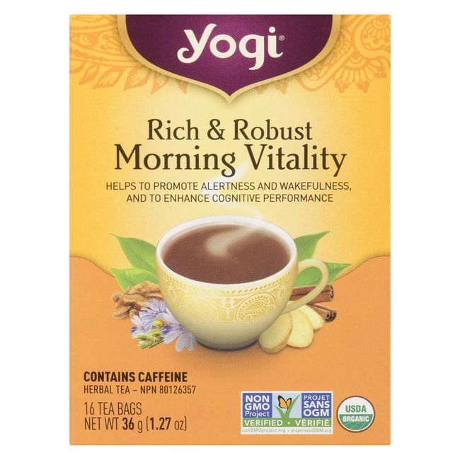 Rich And Robust Morning Vitality Herbal Tea