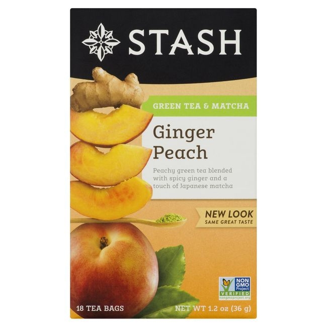 Ginger Peach Green Tea
