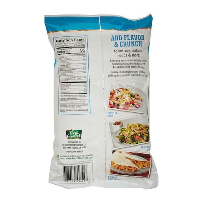 Tortilla Strips Salad Topping
