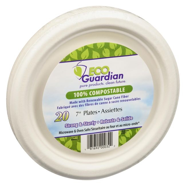 7 in Round Compostable Plates