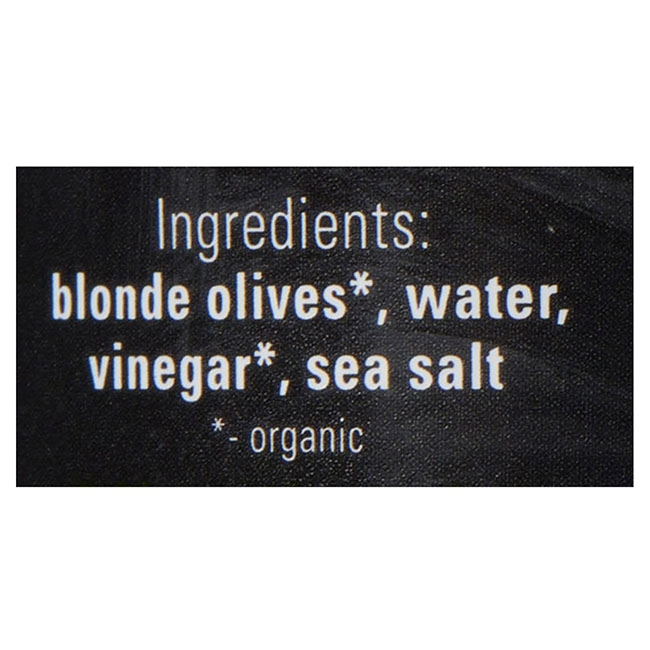 Pitted Blonde Olives