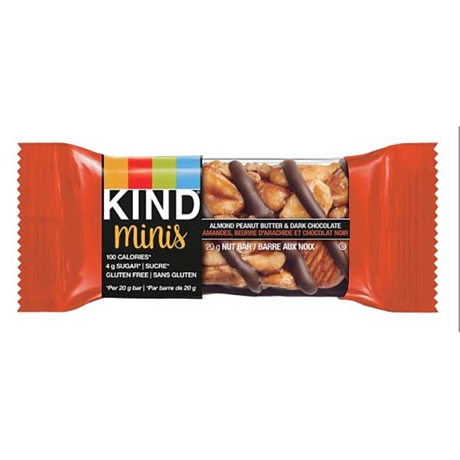 Minis Almond Peanut Butter and Dark Chocolate Bar