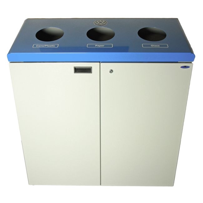 3 Stream Floor Standing Recycling Station