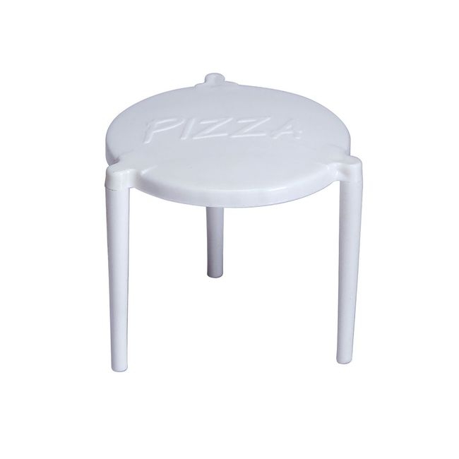 White Polypropylene Heavy Duty Pizza Holder