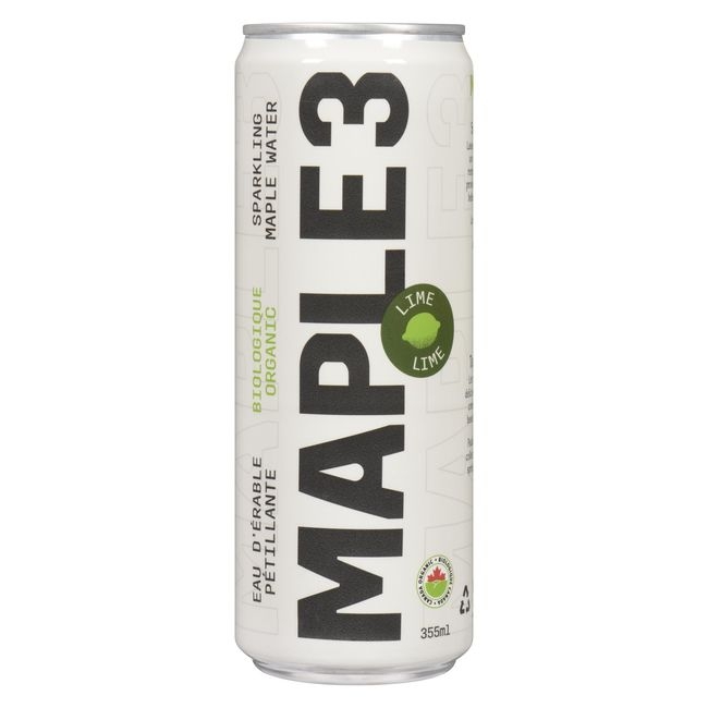 Organic Lime Sparkling Maple Water