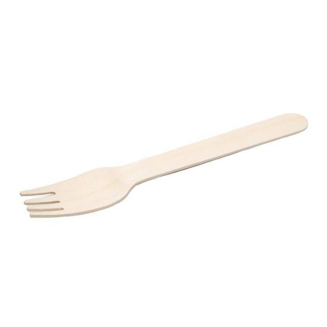 Natural Compostable Wooden Soup Fork