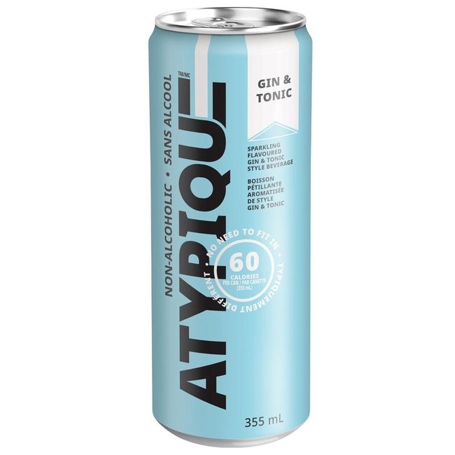 Alcohol Free Gin and Tonic Cocktail