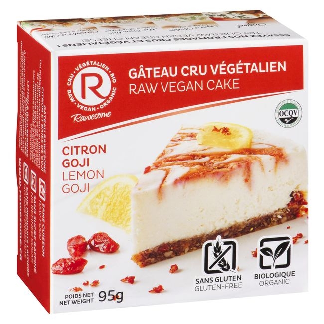 Lemon-Goji Raw Vegan Cake