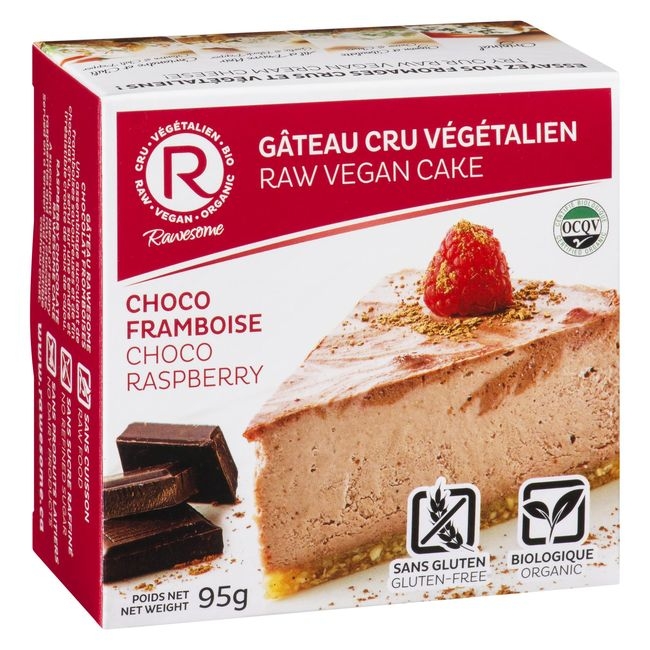 Choco Raspberry Raw Vegan Cake