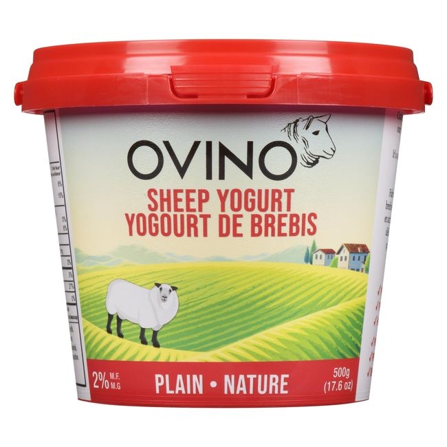 2 Percent Milk Fat Plain Sheep Yogurt