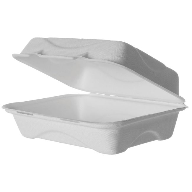 Sugarcane Bagasse Hoagie Clamshell