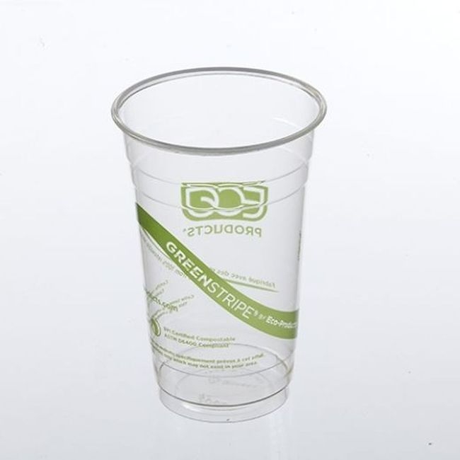 20 oz Compostable PLA Clear Cold Drink Cup
