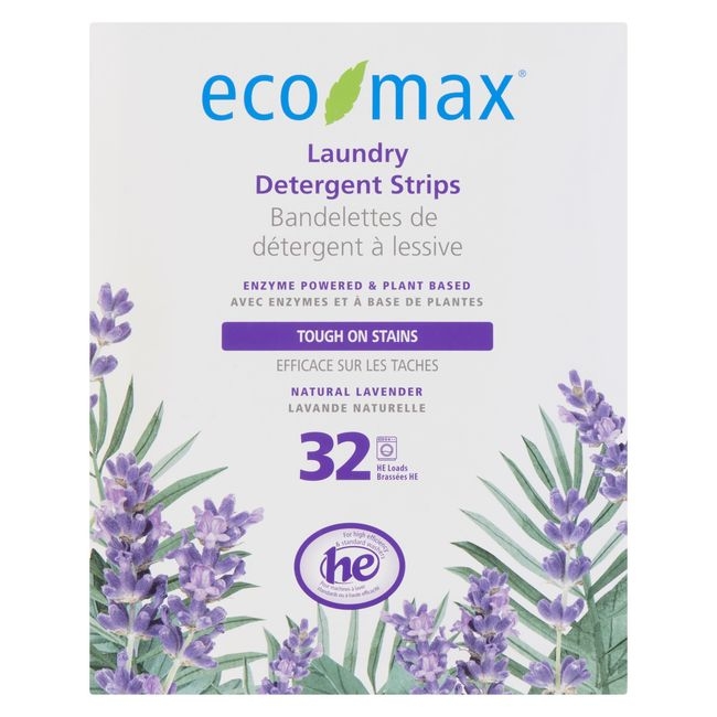 Natural Lavender Laundry Detergent Strips