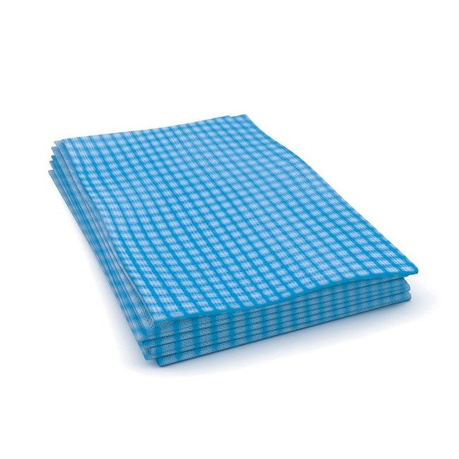 PRO Blue/White 1-Ply Tuff-Job Quarterfold Wiper