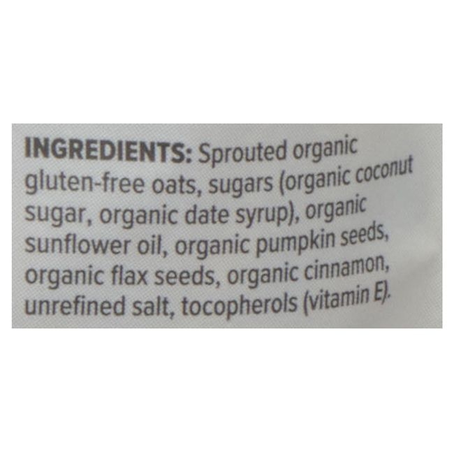 Sprouted Oat Pumpkin Seed and Flax Granola