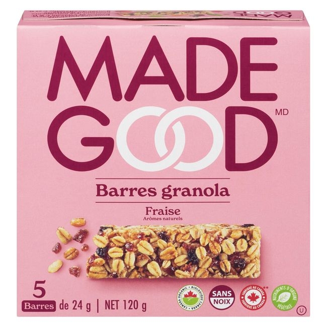 Organic Strawberry Granola Bar