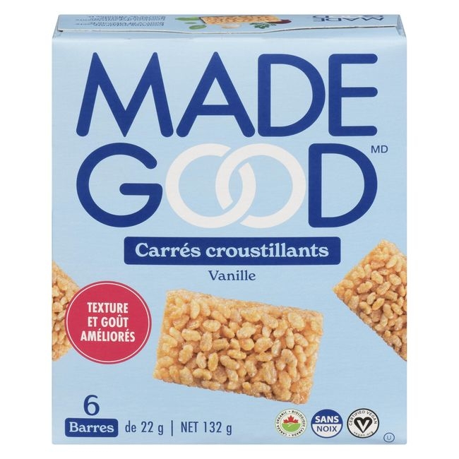 Organic Vanilla Crispy Squares